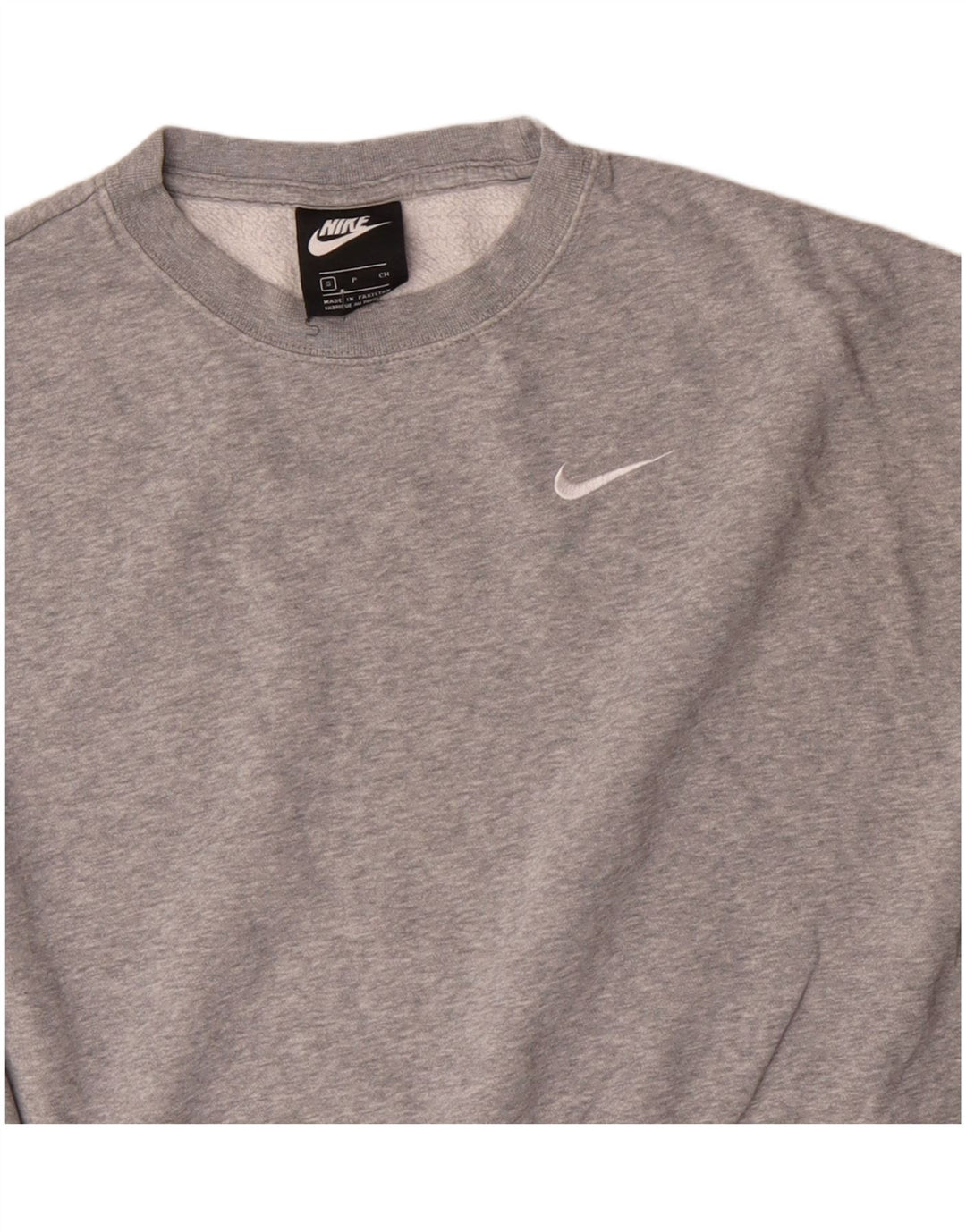 Γυναικείο φούτερ NIKE Crop Jumper UK 10 Small Grey Cotton