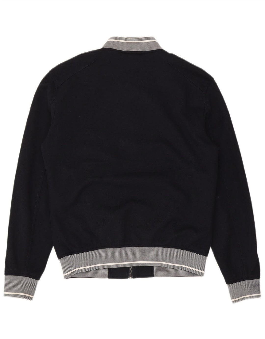 Zara Ανδρικό Bomber Jacket UK 36 Small Navy Blue Polyester