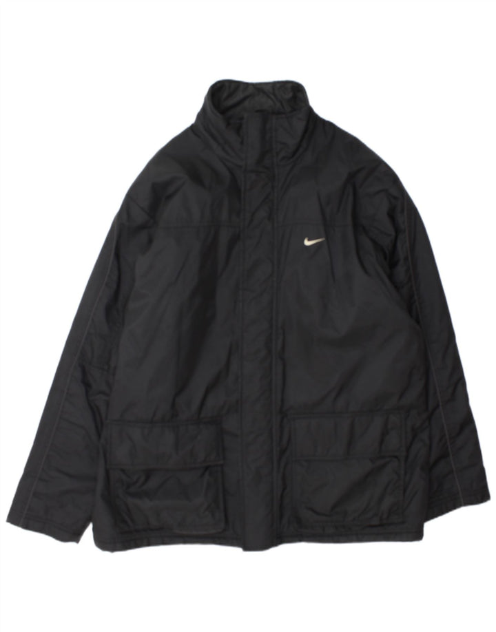 Ανδρικό μπουφάν Nike Windbreaker UK 45/47 XL Μαύρο νάιλον