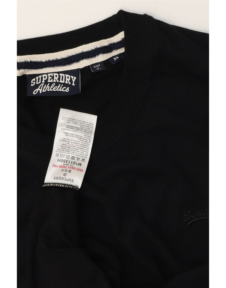 Ανδρικό T-Shirt SUPERDRY Top XL Μαύρο βαμβακερό