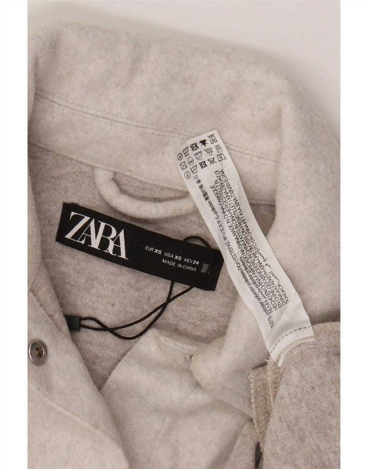 Zara Γυναικείο Μπουφάν UK 6 XS Beige Polyester