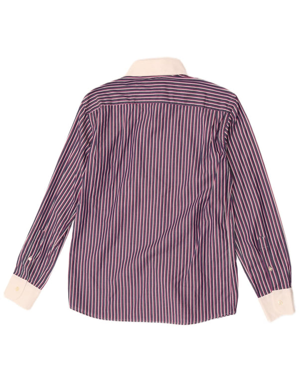 Μπλουζάκι Brooksfield Boys 15-16 Years Navy Blue Pinstripe Cotton