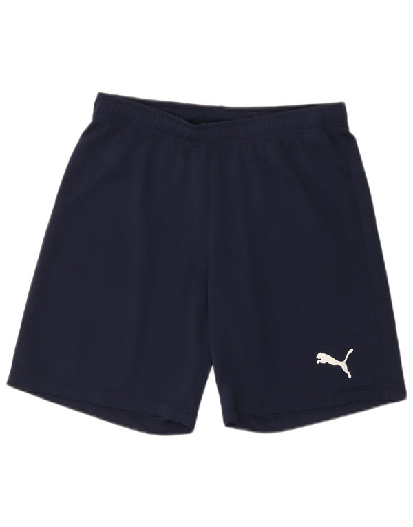 Ανδρικό αθλητικό σορτς Puma με μεσαίο μπλε ναυτικό πολυεστέρα