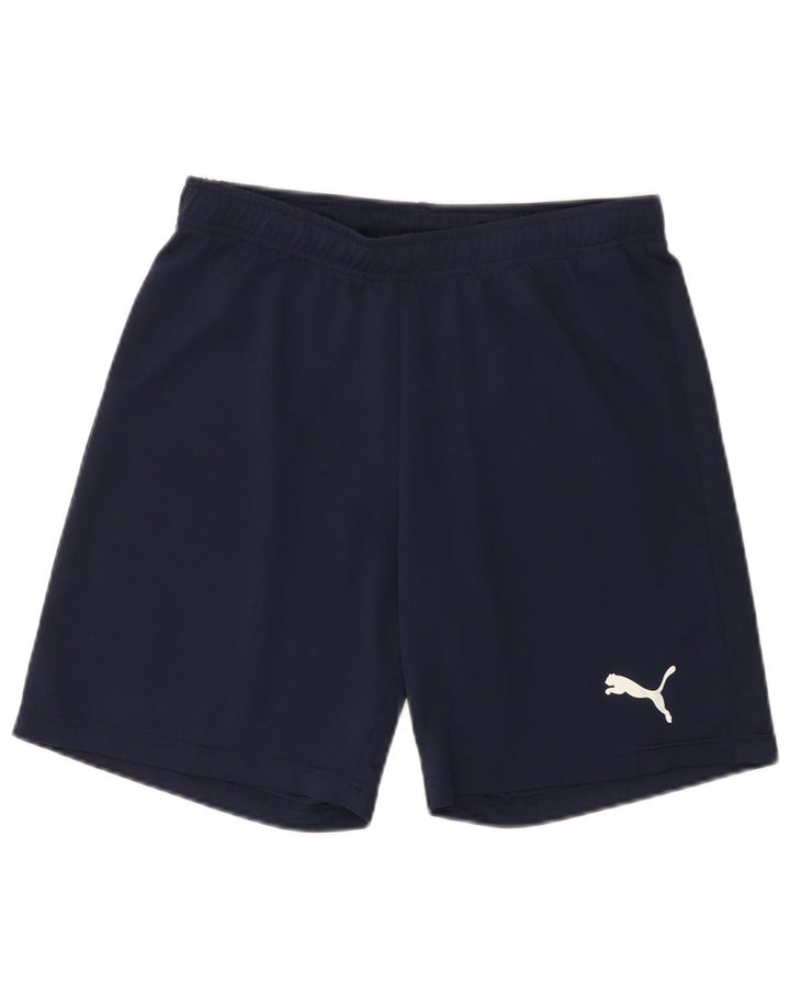 Ανδρικό αθλητικό σορτς Puma με μεσαίο μπλε ναυτικό πολυεστέρα