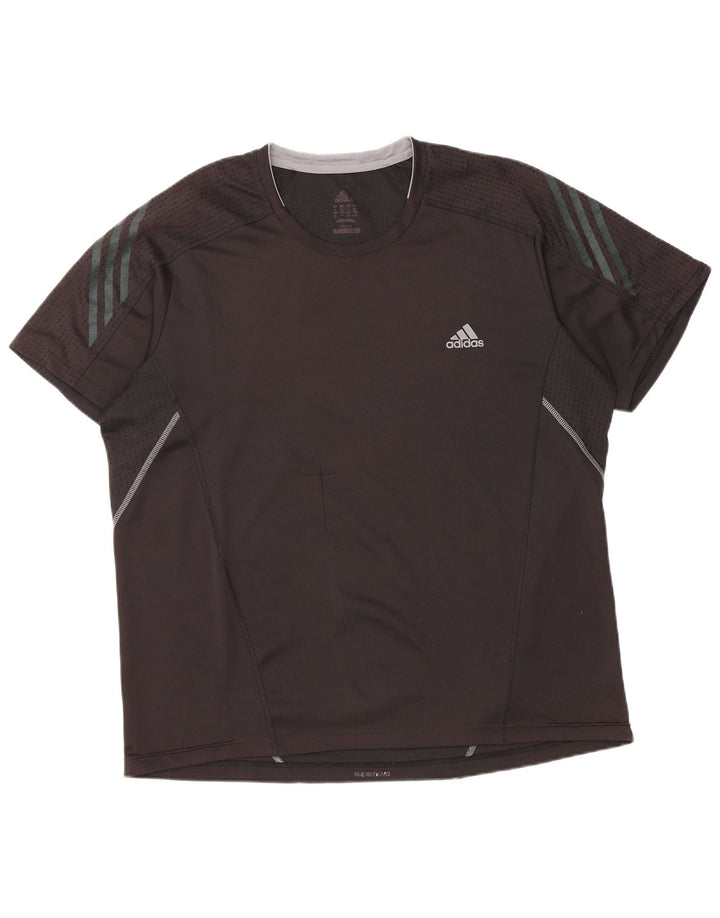Ανδρικό T-Shirt ADIDAS Top XL Μαύρο πολυεστέρα