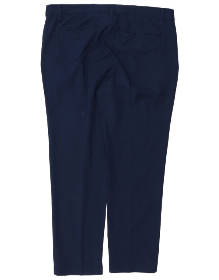 Ανδρικό ίσιο παντελόνι Chino ADIDAS W36 L30 Navy Blue Polyester