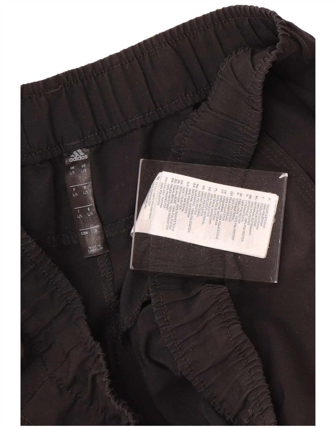 Ανδρική φόρμα ADIDAS Παντελόνι Joggers Μεγάλο Μαύρο Πολυεστέρα