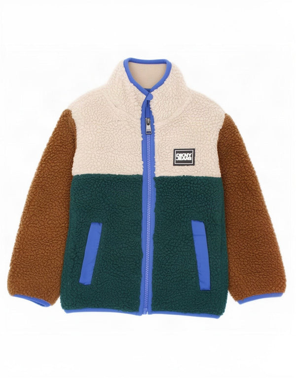 Dkny Boys Fleece Jacket 2-3 ετών Πολύχρωμο Colourblock Πολυεστέρας