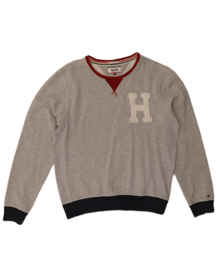Γυναικεία φούτερ Tommy Hilfiger Graphic Jumper UK 10 Small Grey