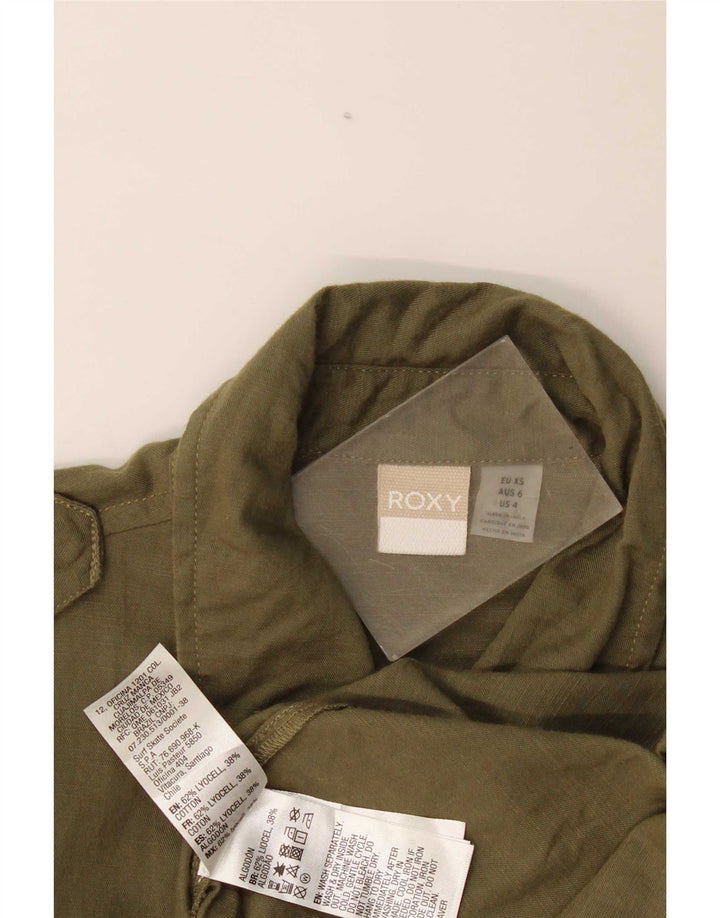 Γυναικείο Στρατιωτικό πουκάμισο Roxy US 4 Small Khaki Lyocell