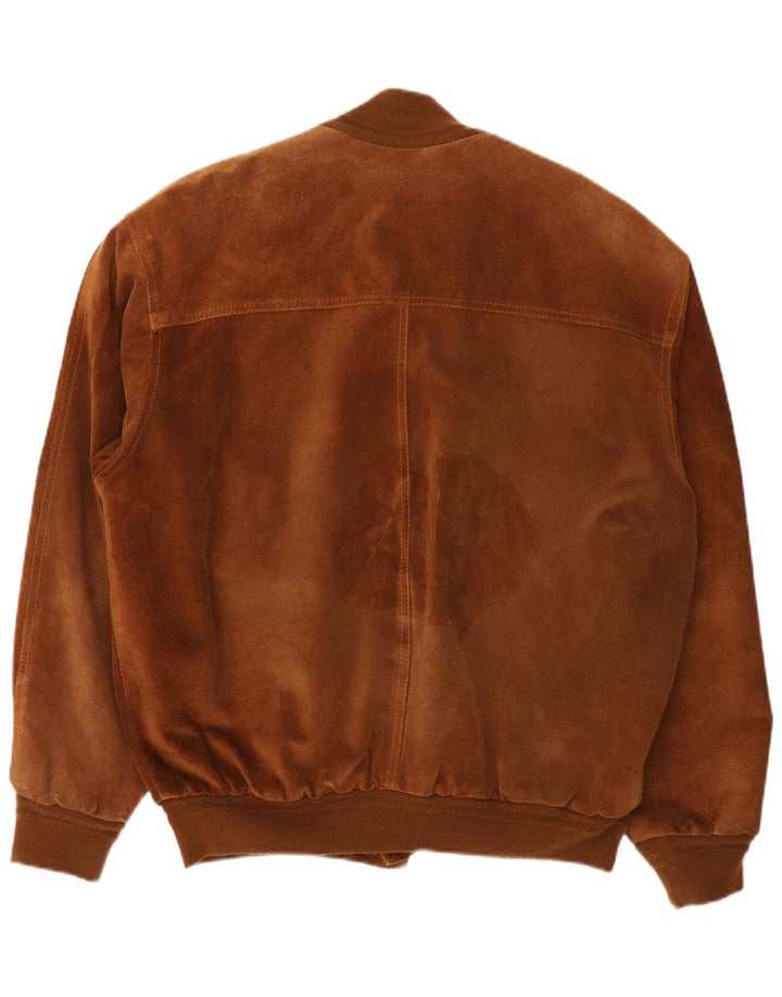 Vintage Ανδρικό Σουέντ Μπουφάν UK 42 XL Καφέ Δερμάτινο
