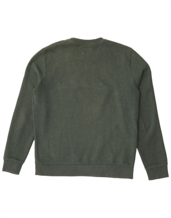 Ανδρικό γραφικό φούτερ Superdry Jumper Μεγάλο Πράσινο Βαμβακερό