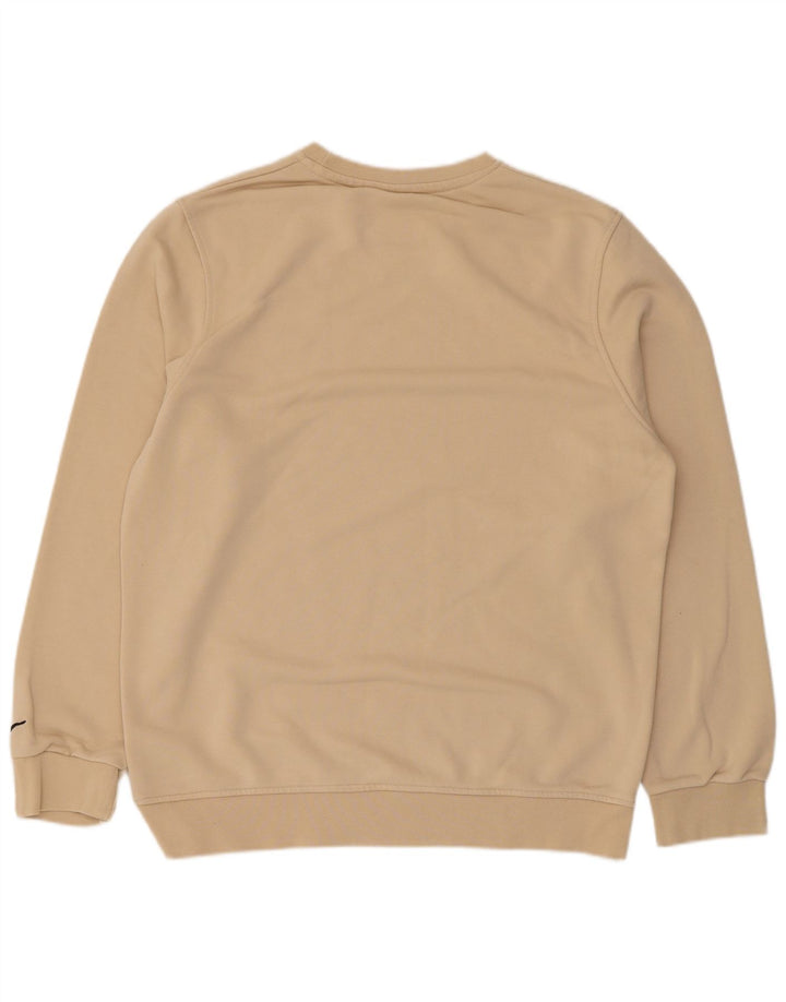 Nike Γυναικεία Φούτερ Jumper UK 20 2XL Μπεζ βαμβακερό