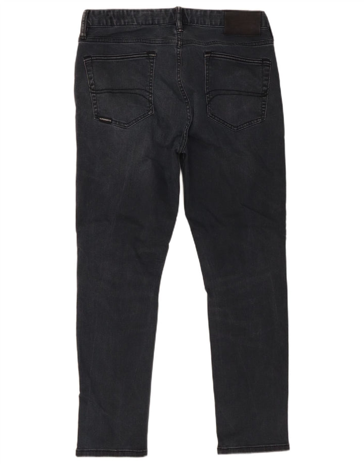 Ανδρικό Slim Jeans Superdry W34 L27 Μαύρο βαμβακερό