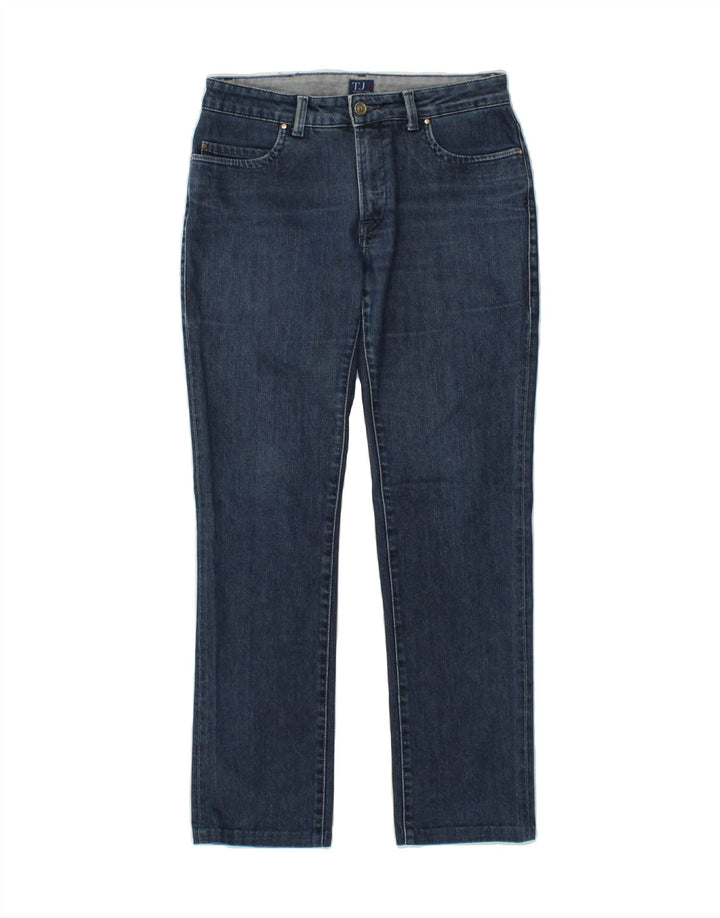 TRUSSARDI Womens Slim Jeans W28 L30 Blue Cotton Vintage Trussardi and Second-Hand Trussardi from Messina Hembry 