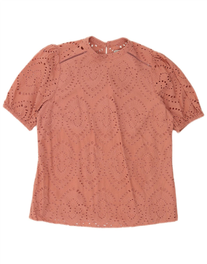 Γυναικεία μπλούζα Oasis Top UK 12 Ροζ Βαμβακερό Paisley