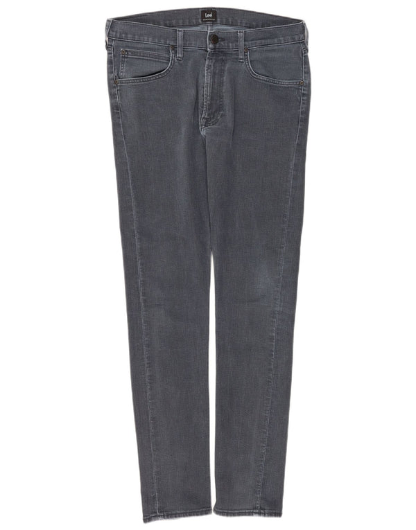 Lee Mens Luke Skinny Jeans W33 L34 Γκρι βαμβακερό