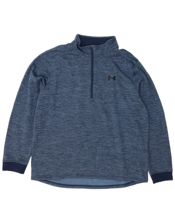 Under Armour Ανδρική φόρμα πουλόβερ κρύου εξοπλισμού Top XL Navy Blue Flecked