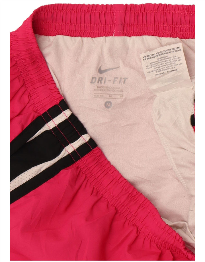 Γυναικείο αθλητικό σορτς Nike Dri Fit US 8/10 μεσαίου ροζ χρώματος πολυεστέρας