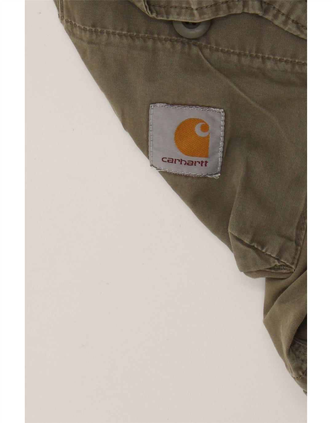 Ανδρικό σορτς Cargo CARHARTT W30 από μεσαίο χακί βαμβακερό