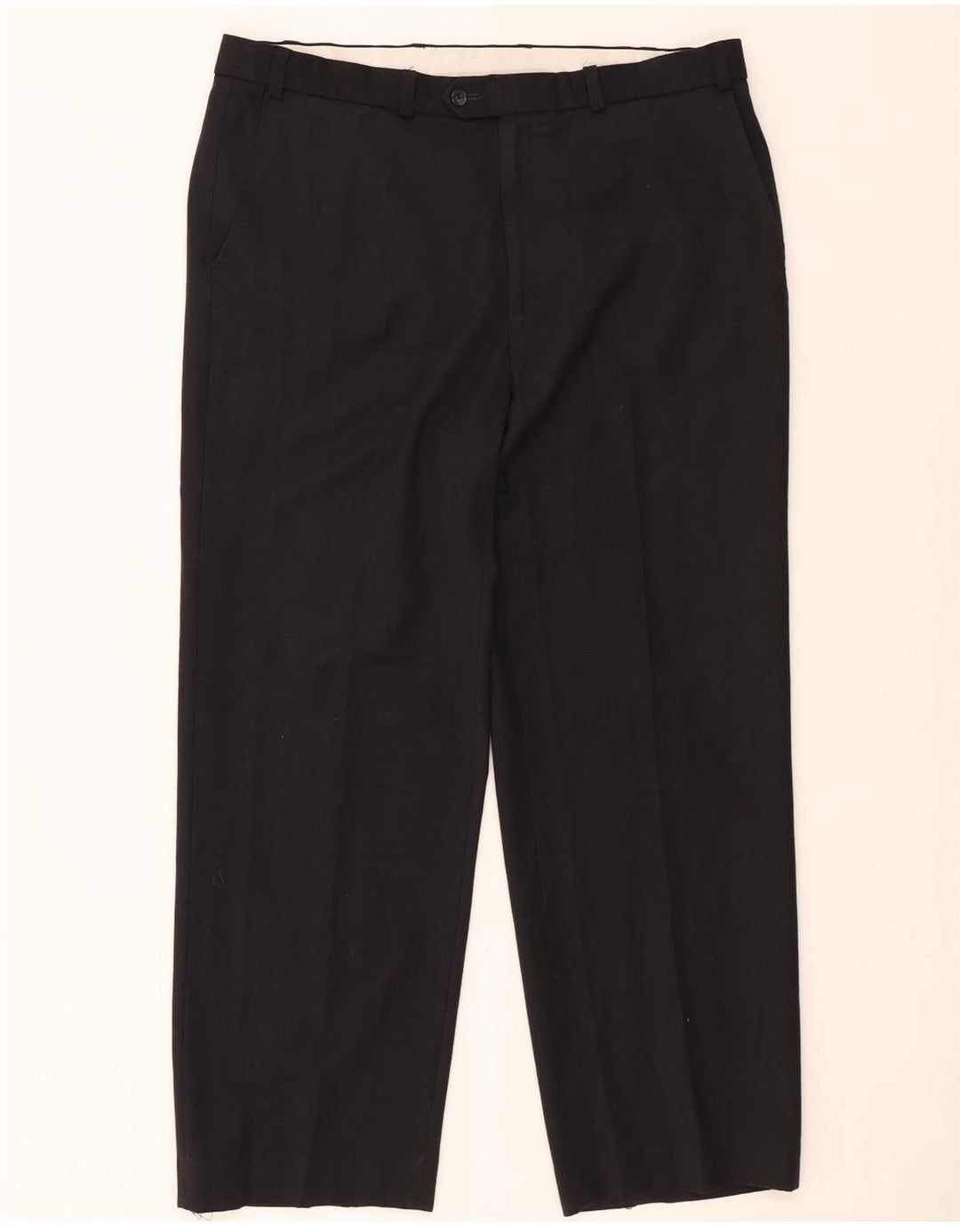 Marks & Spencer Ανδρικό ίσιο παντελόνι Chino W38 L29 Μαύρο πολυεστέρα