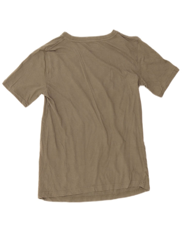 Hurley Boys Graphic T-Shirt Top 12-13 ετών Μεγάλο Χακί Βαμβάκι