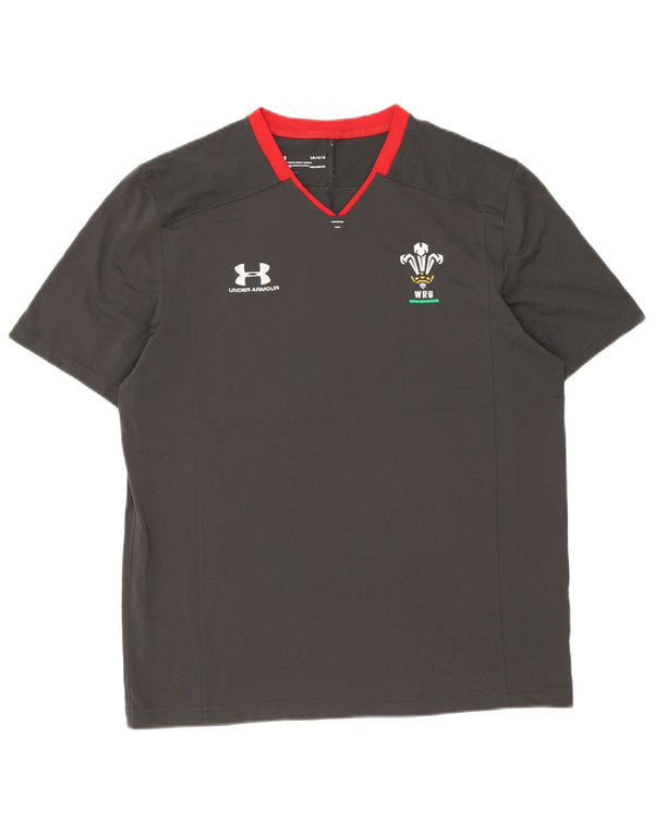 Ανδρικό μπλουζάκι Under Armour Heat Gear Top Large Grey Colourblock