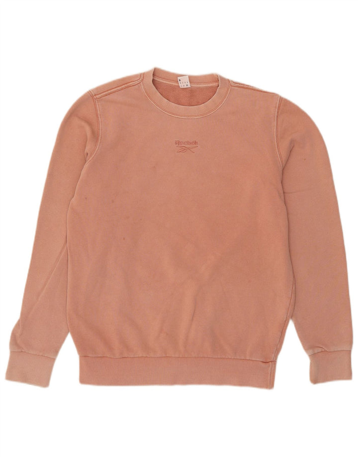 Ανδρικό φούτερ Reebok Jumper Μικρό Ροζ Βαμβακερό