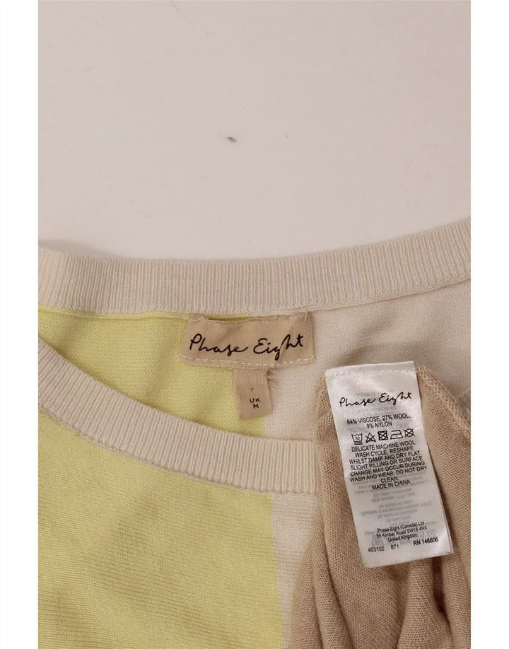 ΦΑΣΗ ΟΓΔΟ Γυναικείο πουλόβερ με λαιμόκαυστο UK 14 Μεσαίο πολύχρωμο