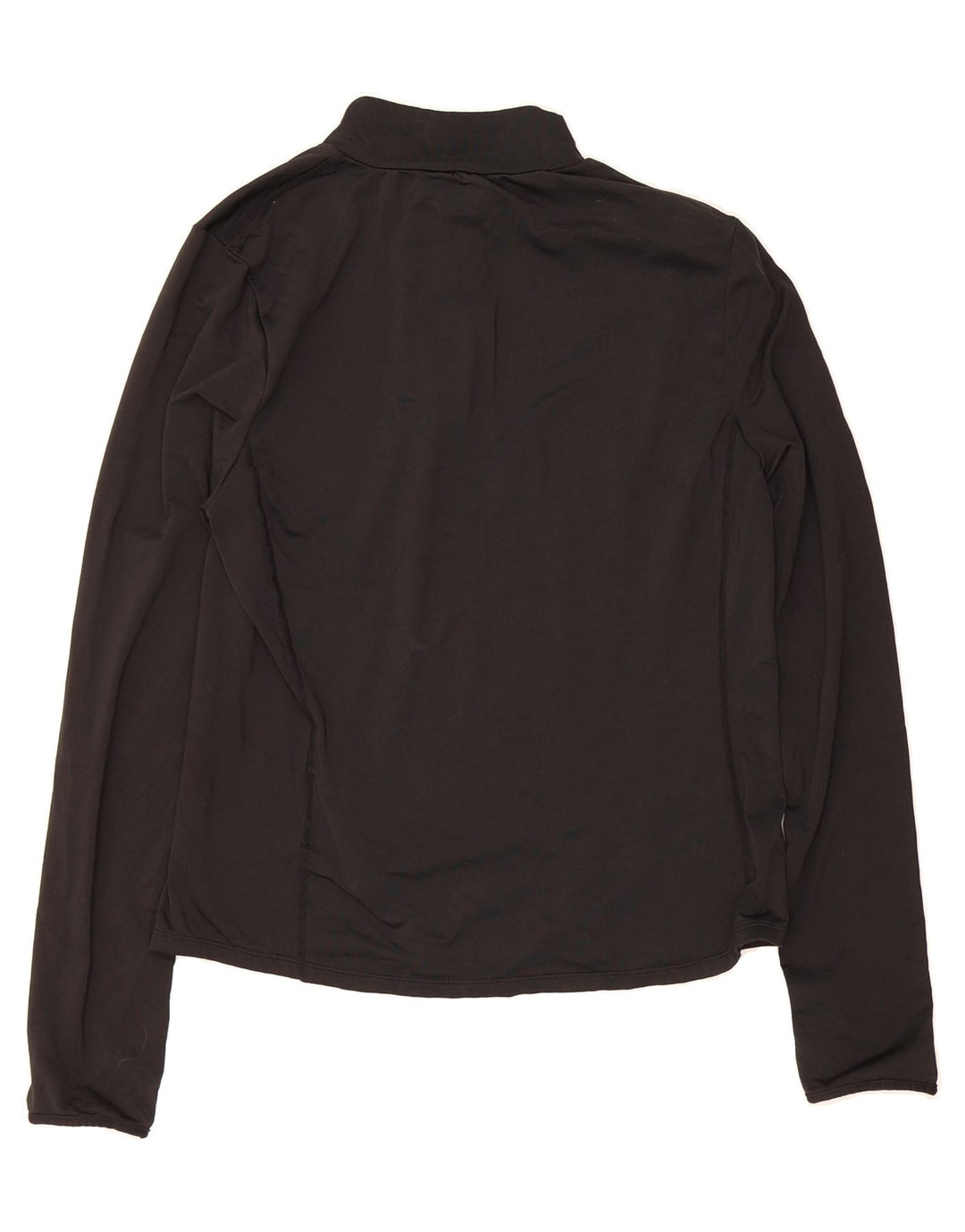 ELLESSE Womens Zip Neck Pullover Tracksuit Top UK 16 Large Black Polyester Vintage Ellesse and Second-Hand Ellesse from Messina Hembry 
