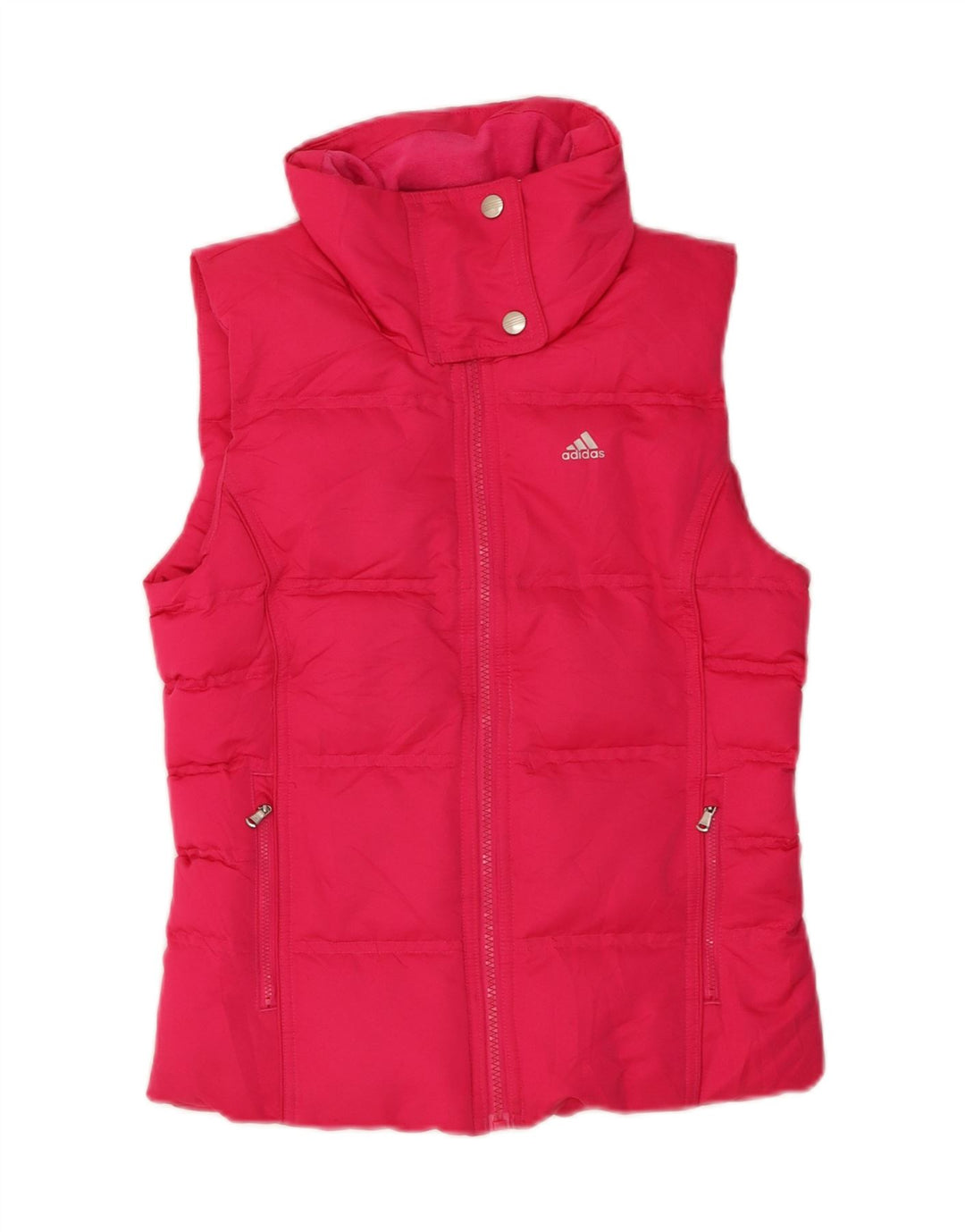 Adidas Γυναικεία padded Gilet UK 6 XS Pink Polyester