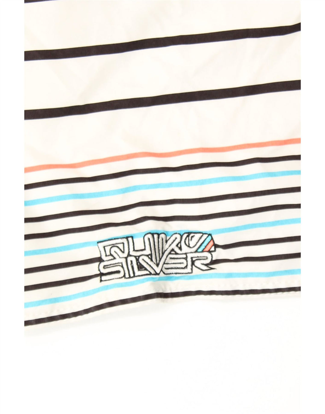 Ανδρικό σορτς κολύμβησης QUIKSILVER μεσαίο λευκό ριγέ
