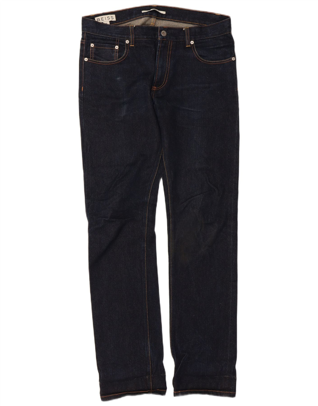 Reiss Γυναικείο Slim Jeans W32 L30 Navy Blue Cotton
