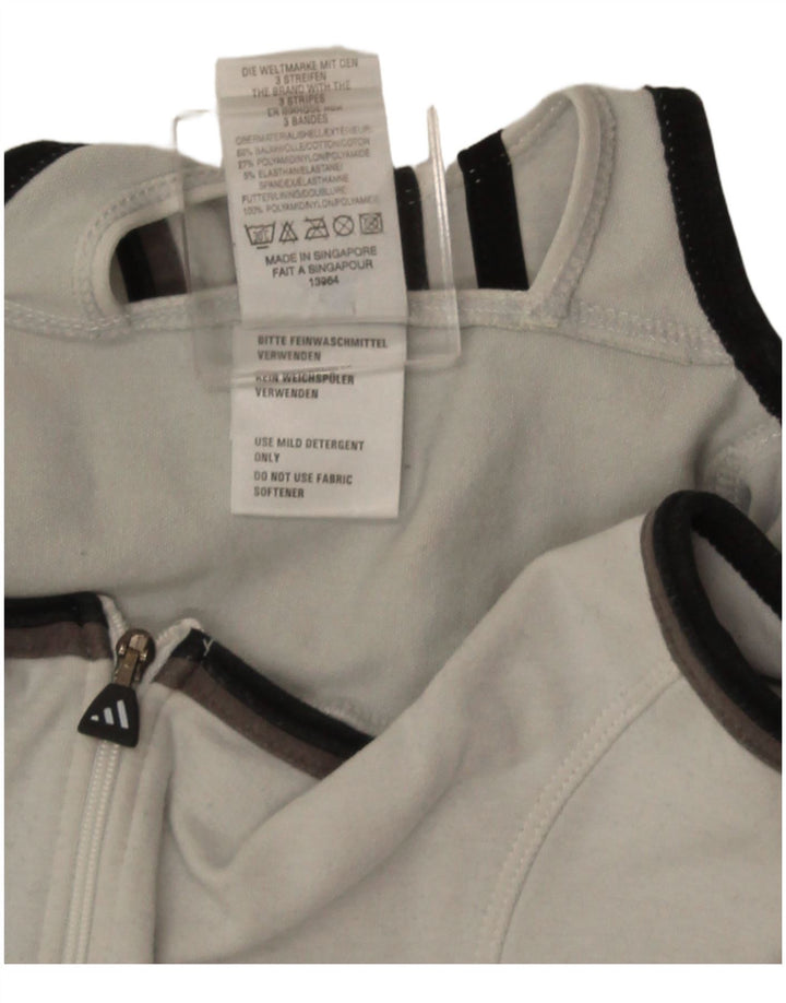 Adidas Γυναικείο Playsuit UK 10 Small Black Colourblock Βαμβακερό