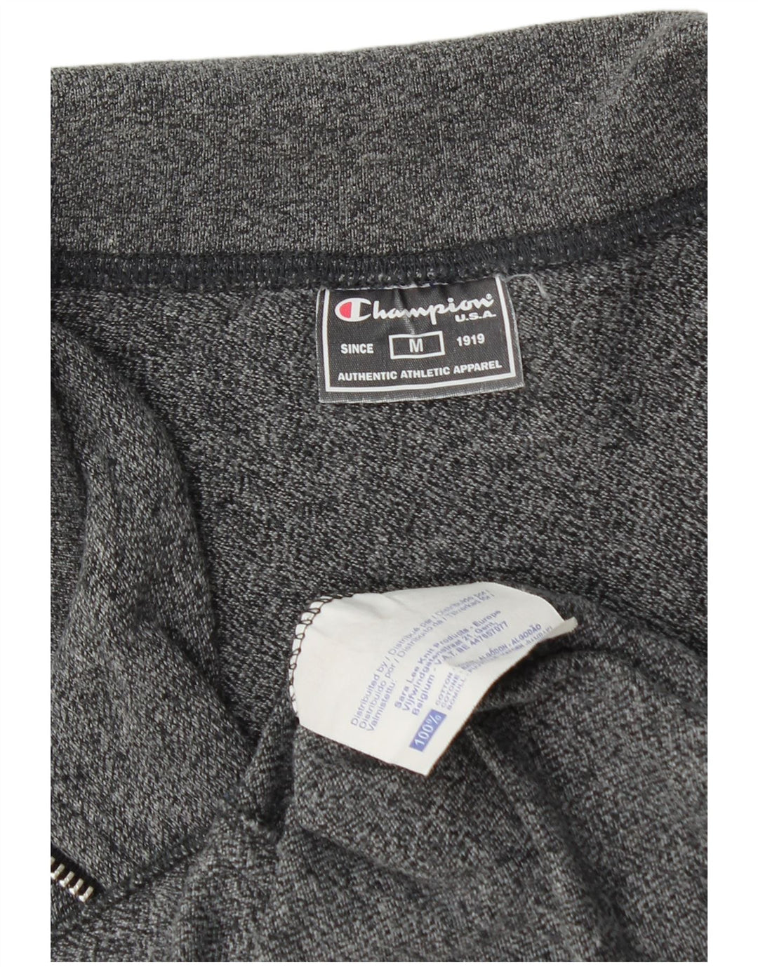Γυναικεία αθλητική φόρμα Champion Top Jacket UK 14 Βαμβακερά μεσαία γκρίζα