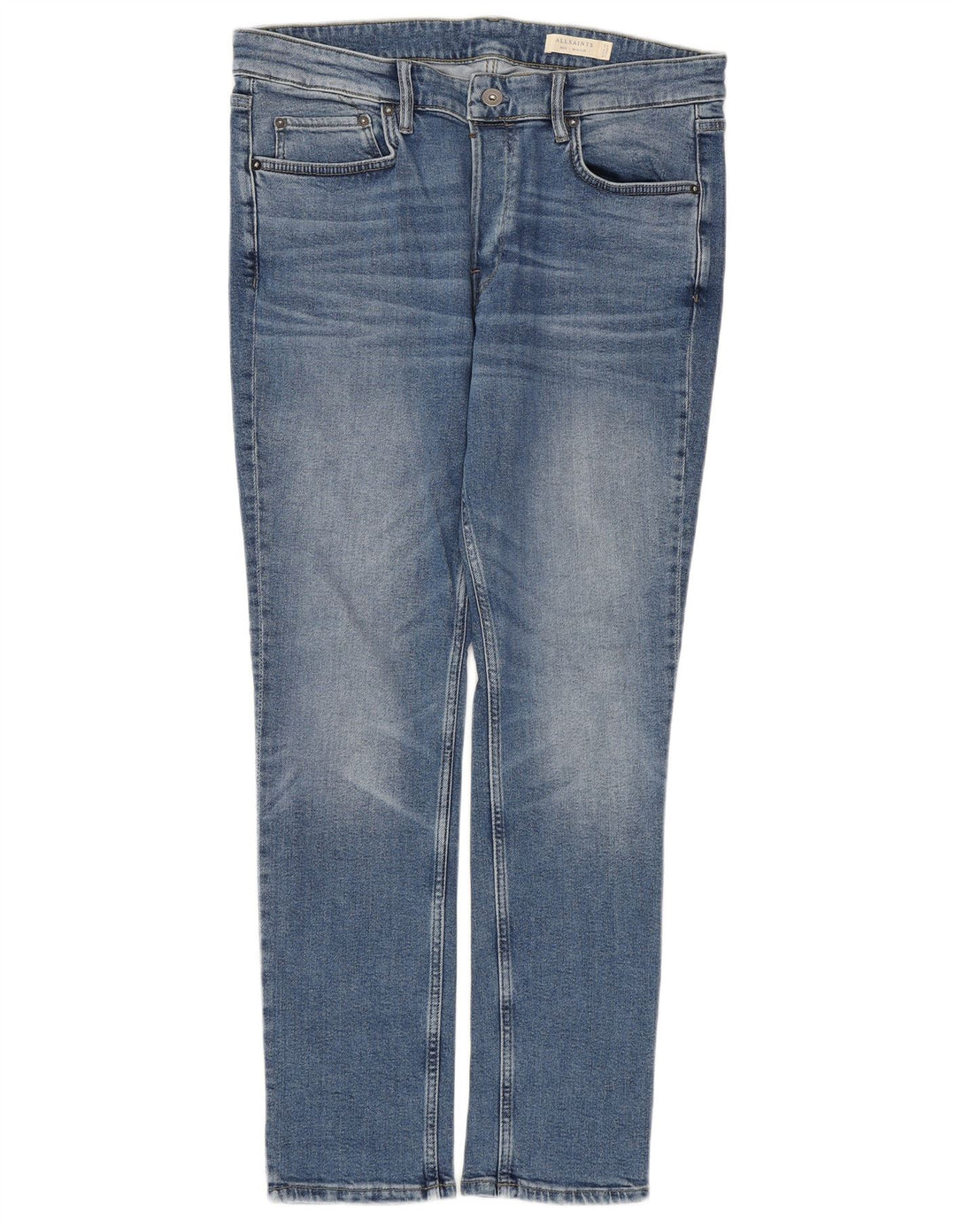 ALL SAINTS Ανδρικό Slim Jeans W34 L30 Blue Cotton