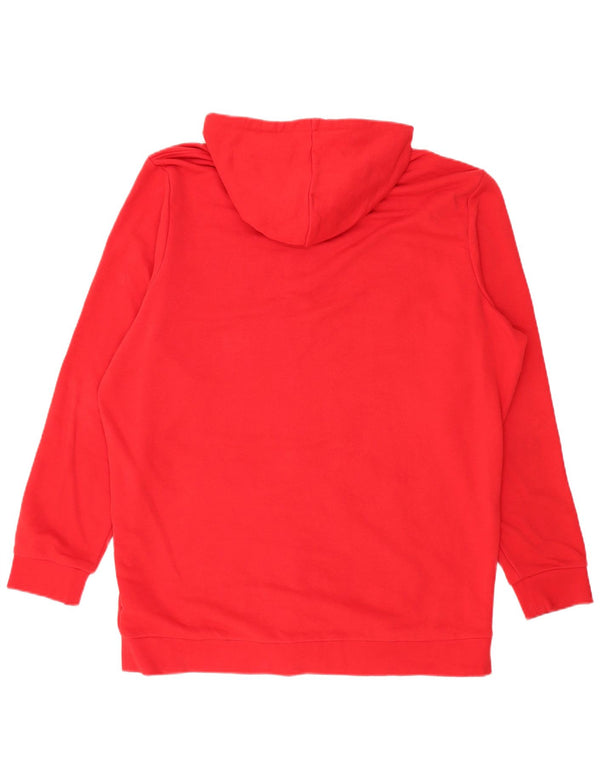 Ανδρικό πουλόβερ με κουκούλα με φερμουάρ Jako 3XL κόκκινο βαμβακερό