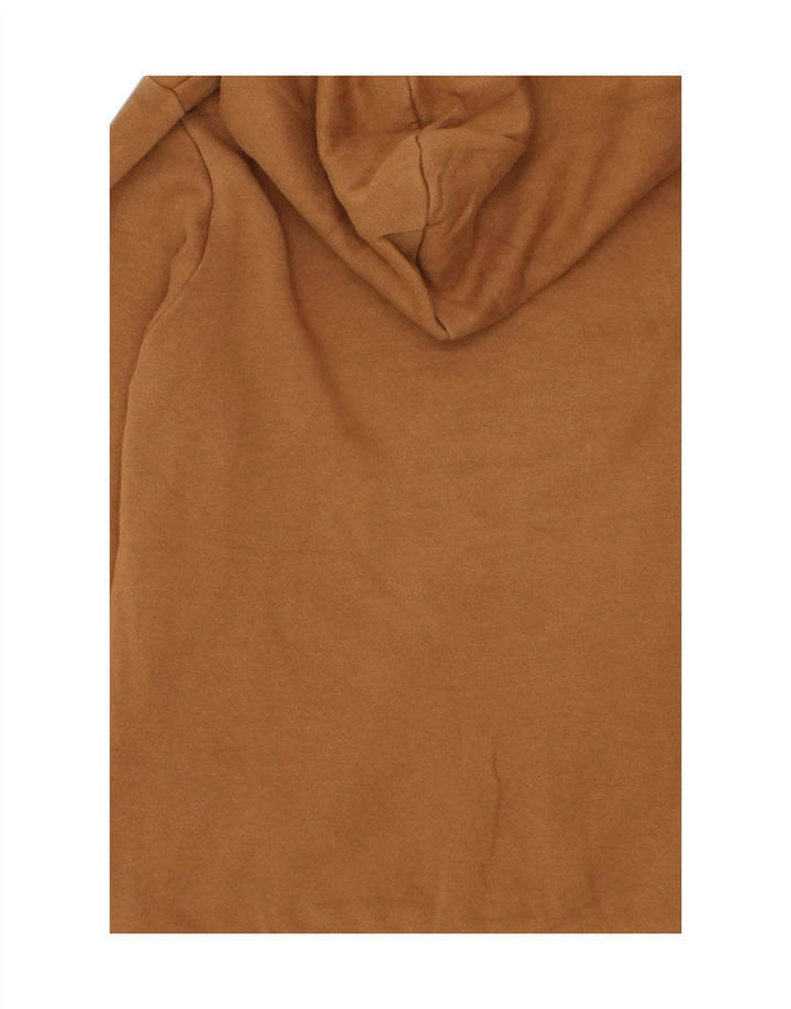 JACK & JONES Mens Graphic Hoodie Jumper Medium Brown Cotton Vintage Jack & Jones and Second-Hand Jack & Jones from Messina Hembry 