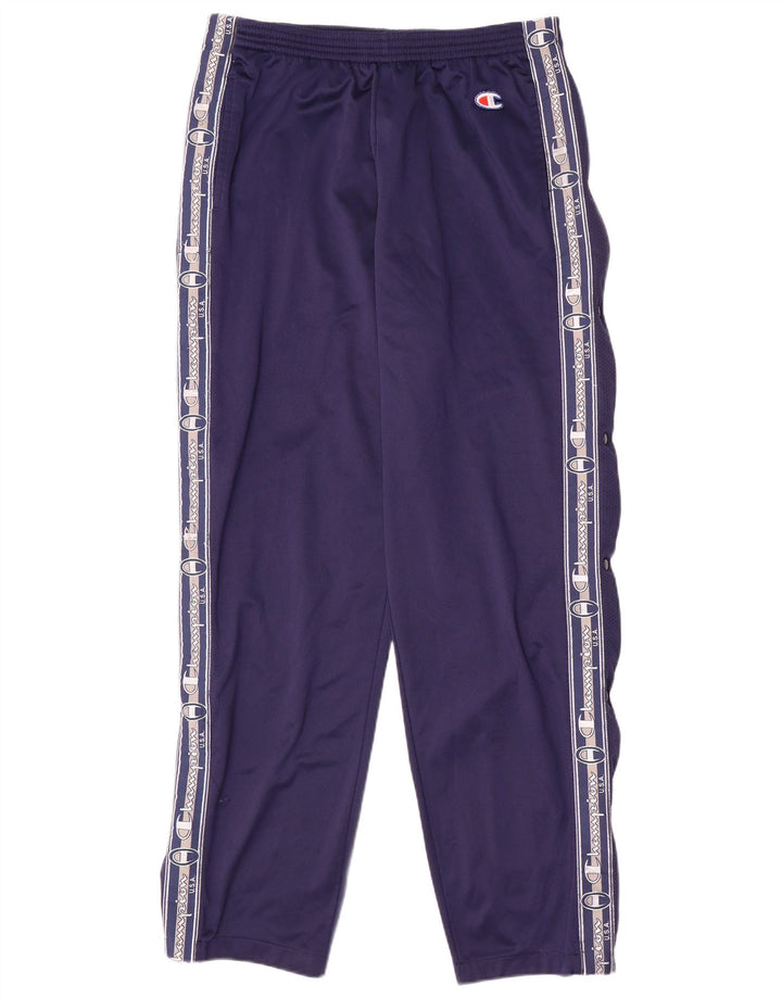 Champion Ανδρικές φόρμες γραφικών παντελόνι XL Navy Blue Polyester