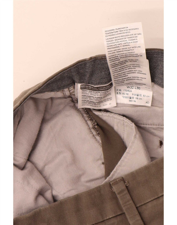 Dockers Ανδρικό παντελόνι Chino Regular W32 L28 Χακί Βαμβακερό