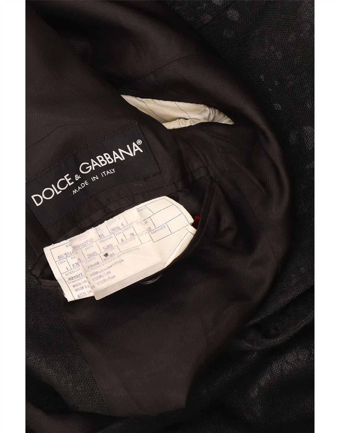 Dolce & Gabbana Ανδρικό σακάκι 1 κουμπιού σακάκι IT 52 XL Grey Tie Dye Lenn