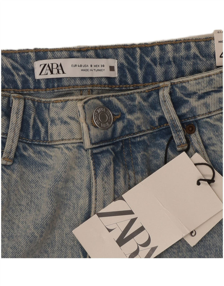 ZARA Γυναικείο τζιν σορτς EU 40 Medium W30 Μπλε βαμβακερό