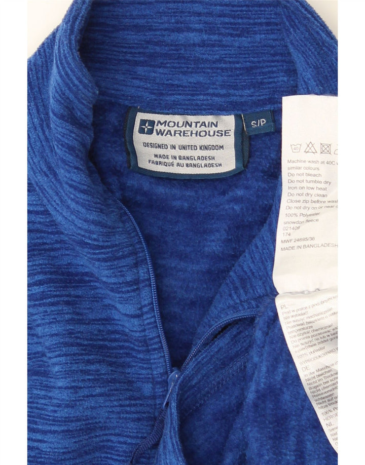 MOUNTAIN WAREHOUSE Ανδρικό φερμουάρ Fleece Jumper Small Blue Flecked