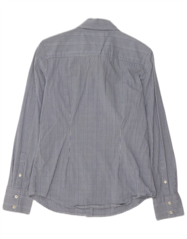 Tommy Hilfiger Γυναικείο πουκάμισο UK 14 Medium Blue Check Cotton