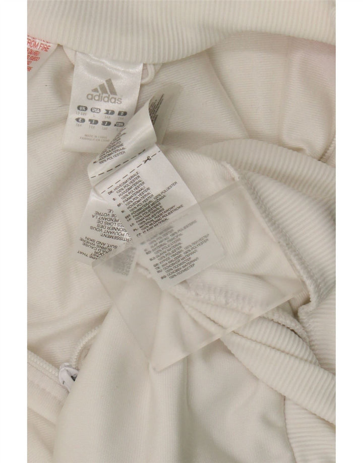 Κορίτσια αθλητική φόρμα Adidas Top Jacket 13-14 ετών Λευκός Πολυεστέρας