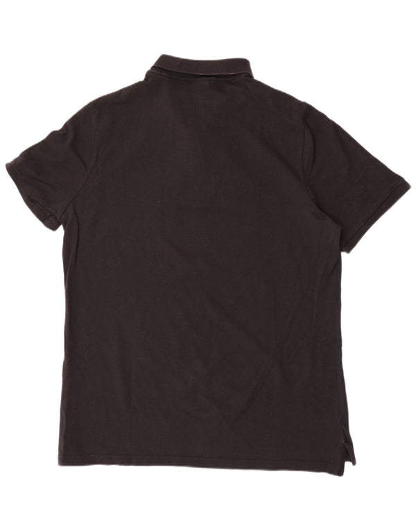 Ανδρικό μπλουζάκι πόλο Nike 2XL μαύρο βαμβακερό