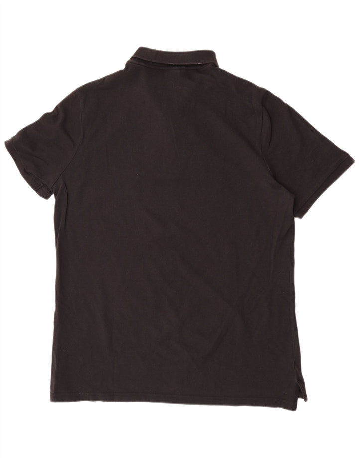 Ανδρικό μπλουζάκι πόλο Nike 2XL μαύρο βαμβακερό