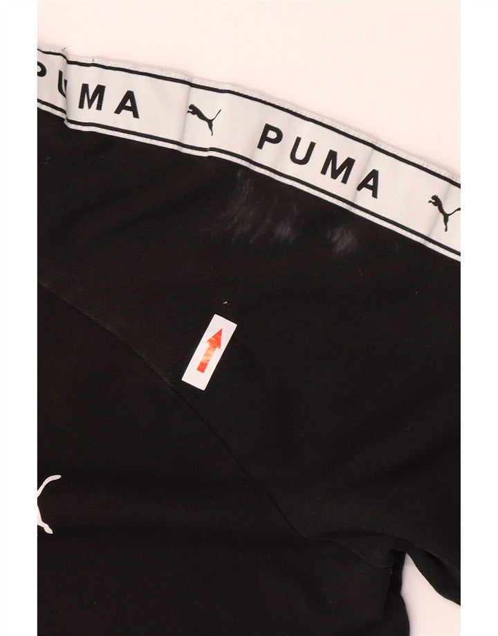 Ανδρικό γραφικό T-Shirt Puma Top Medium Black Colourblock