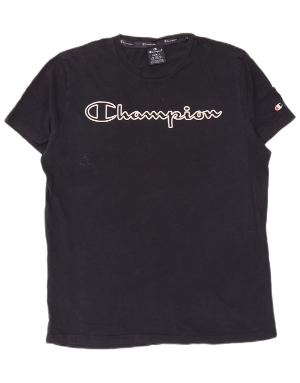 Ανδρικό γραφικό T-shirt Champion Top Small Navy Blue