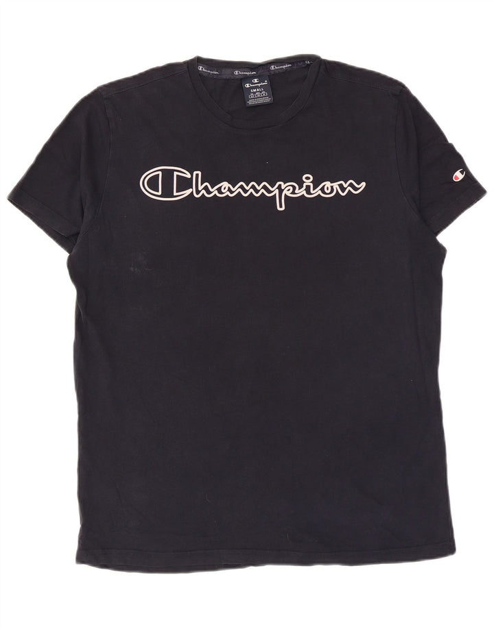 Ανδρικό γραφικό T-shirt Champion Top Small Navy Blue